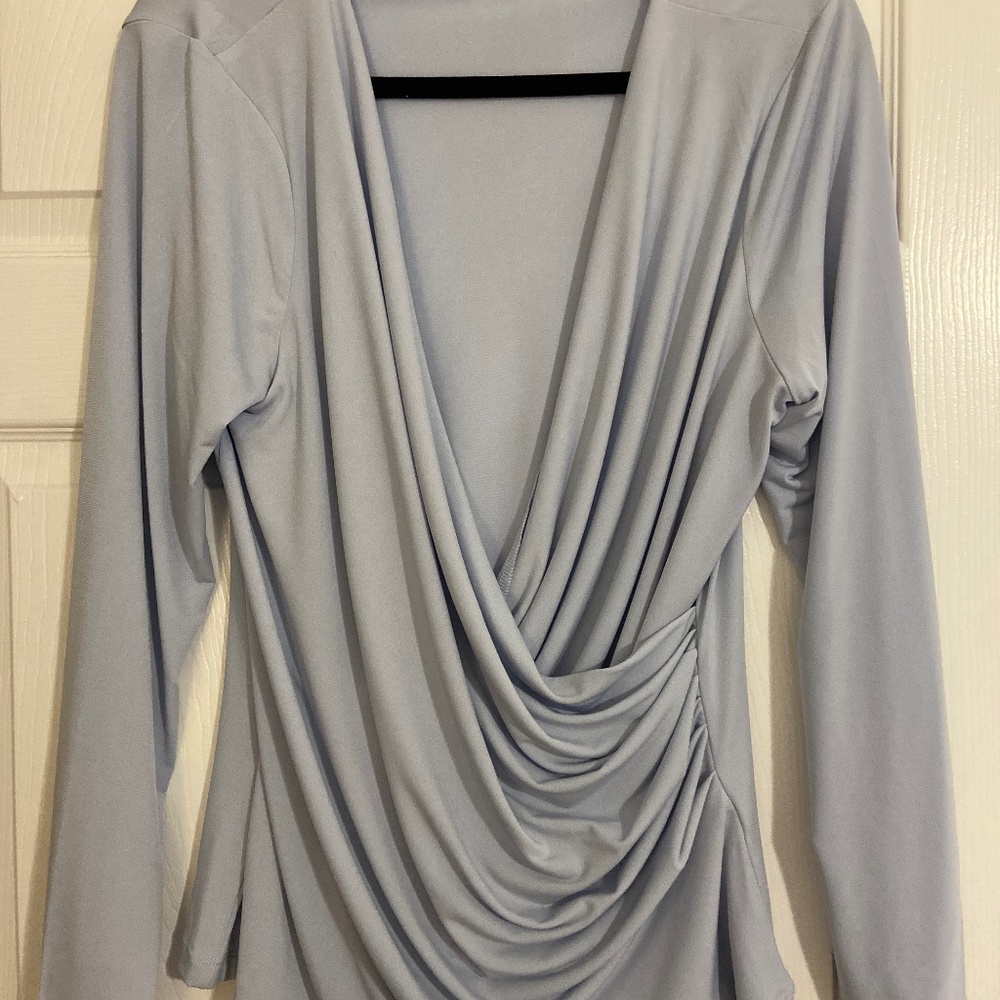 New Faux Wrap top Calvin Klein